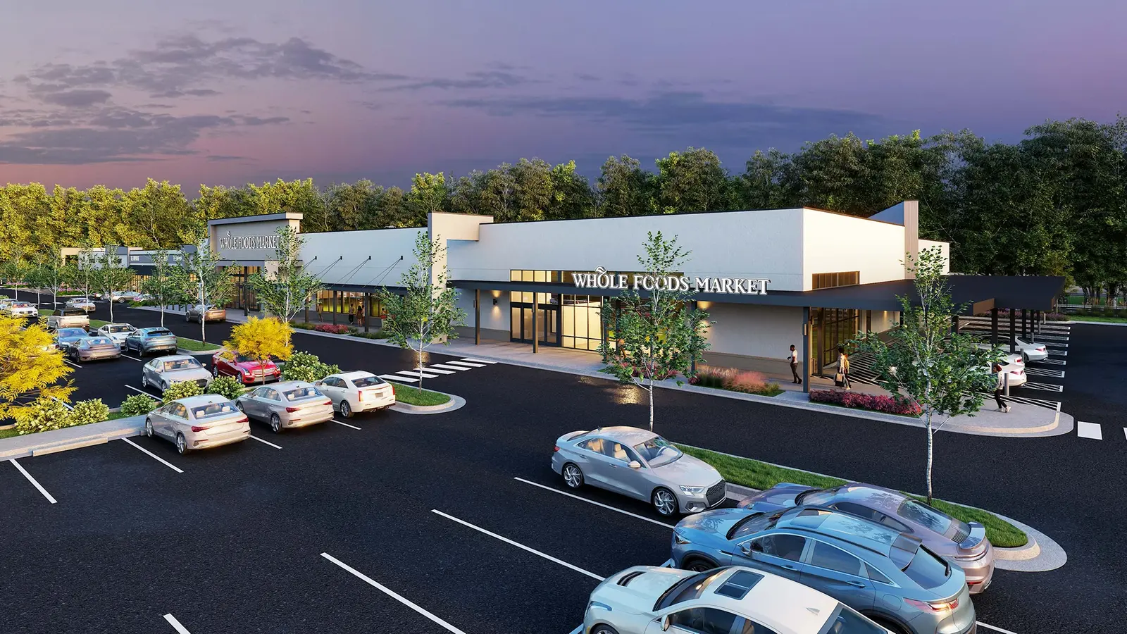 Developer rendering of the planned Derby Place retail development